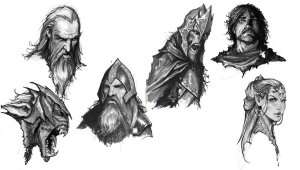 morning_sketches_3_lotr_by_nebezial